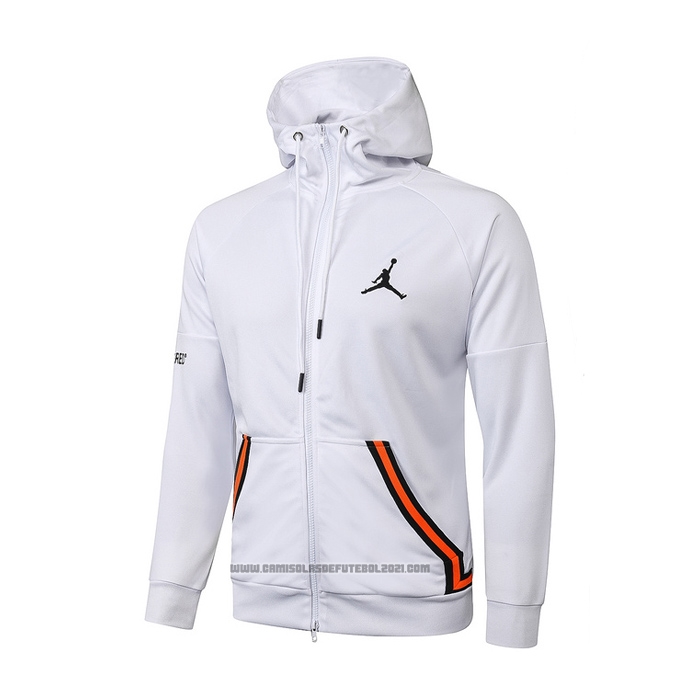 Jaqueta Hoodie Paris Saint-Germain 2020-2021 Branco